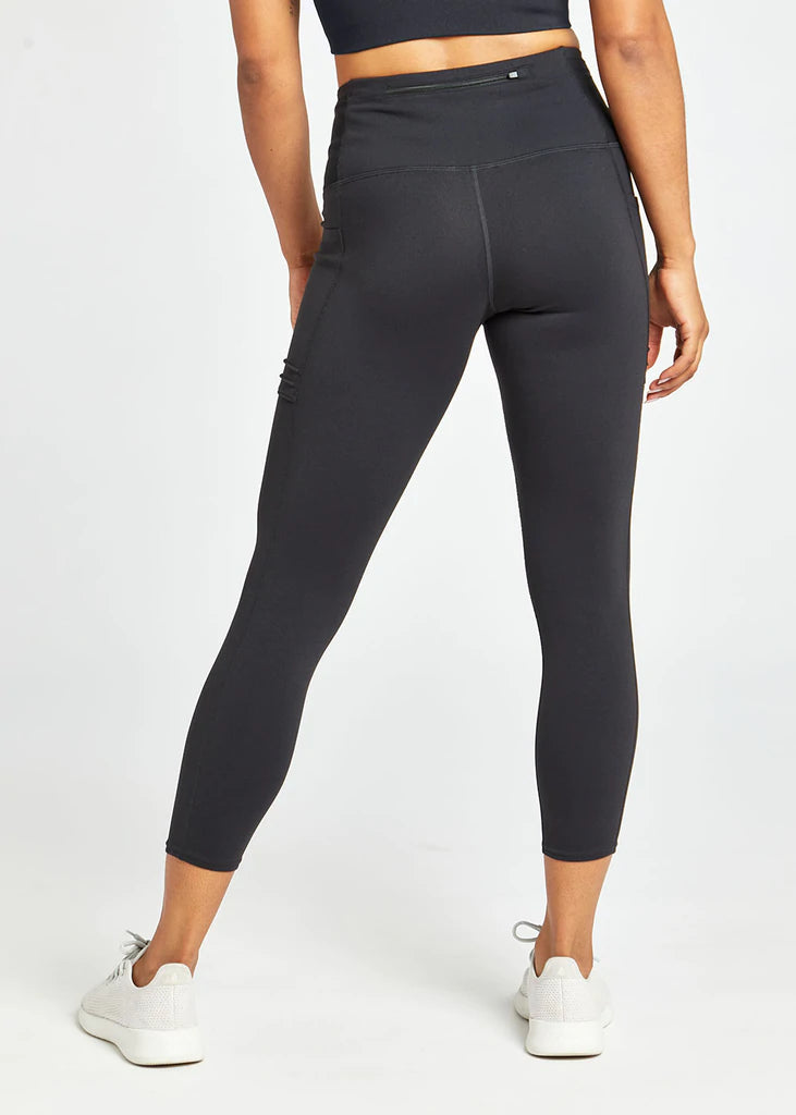 Women's Pocket Jogger 3/4 Tights | Black