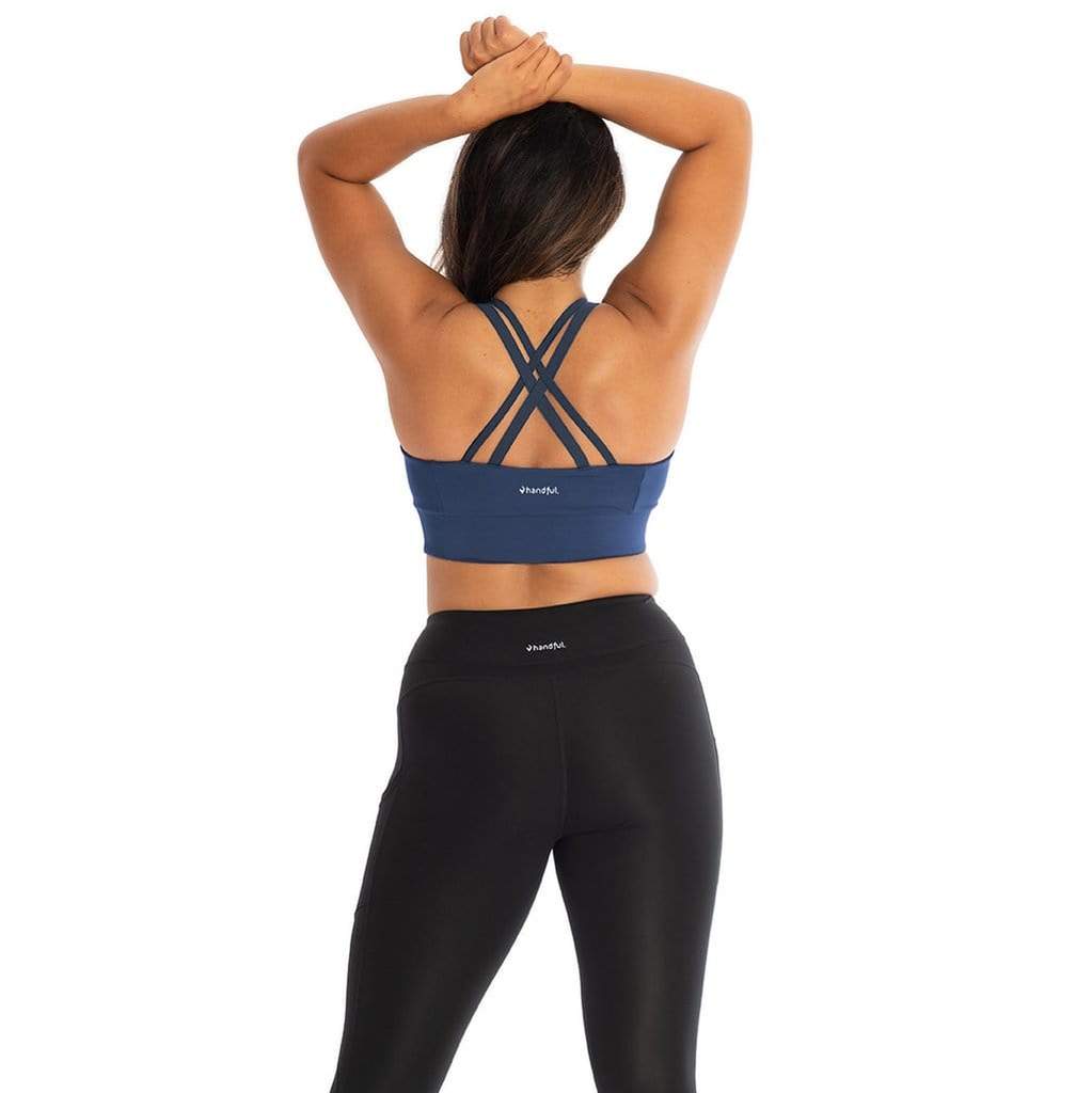 Double Down Bra | Night Swim Navy