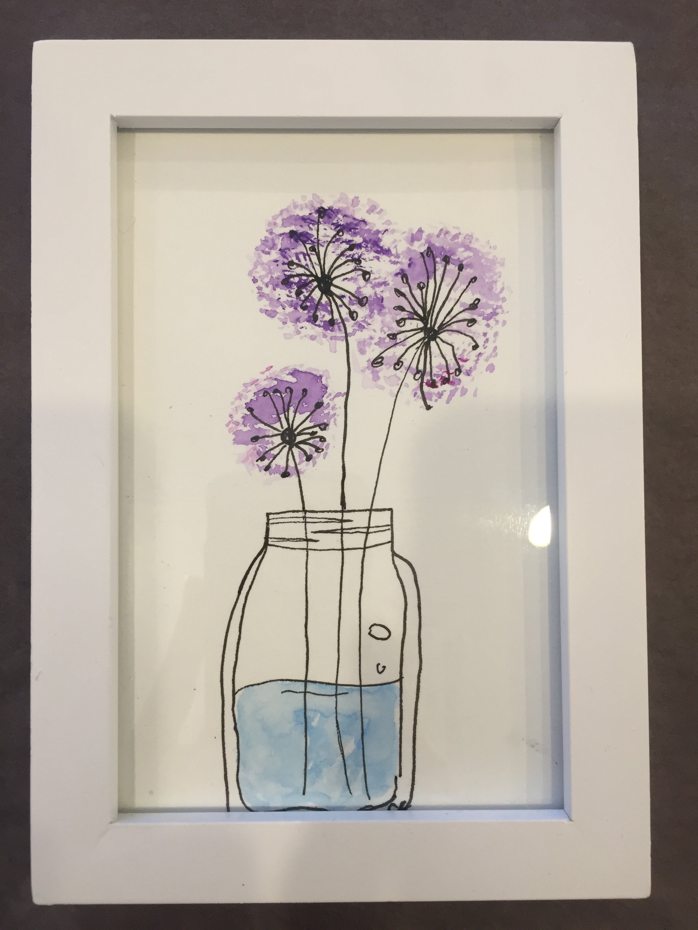 Framed Botanical Watercolors