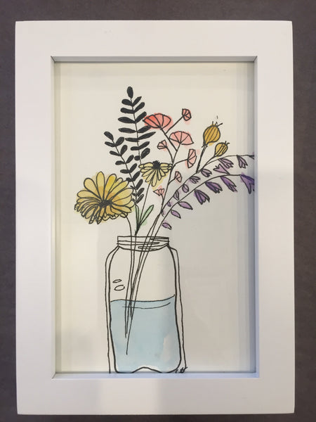 Framed Botanical Watercolors