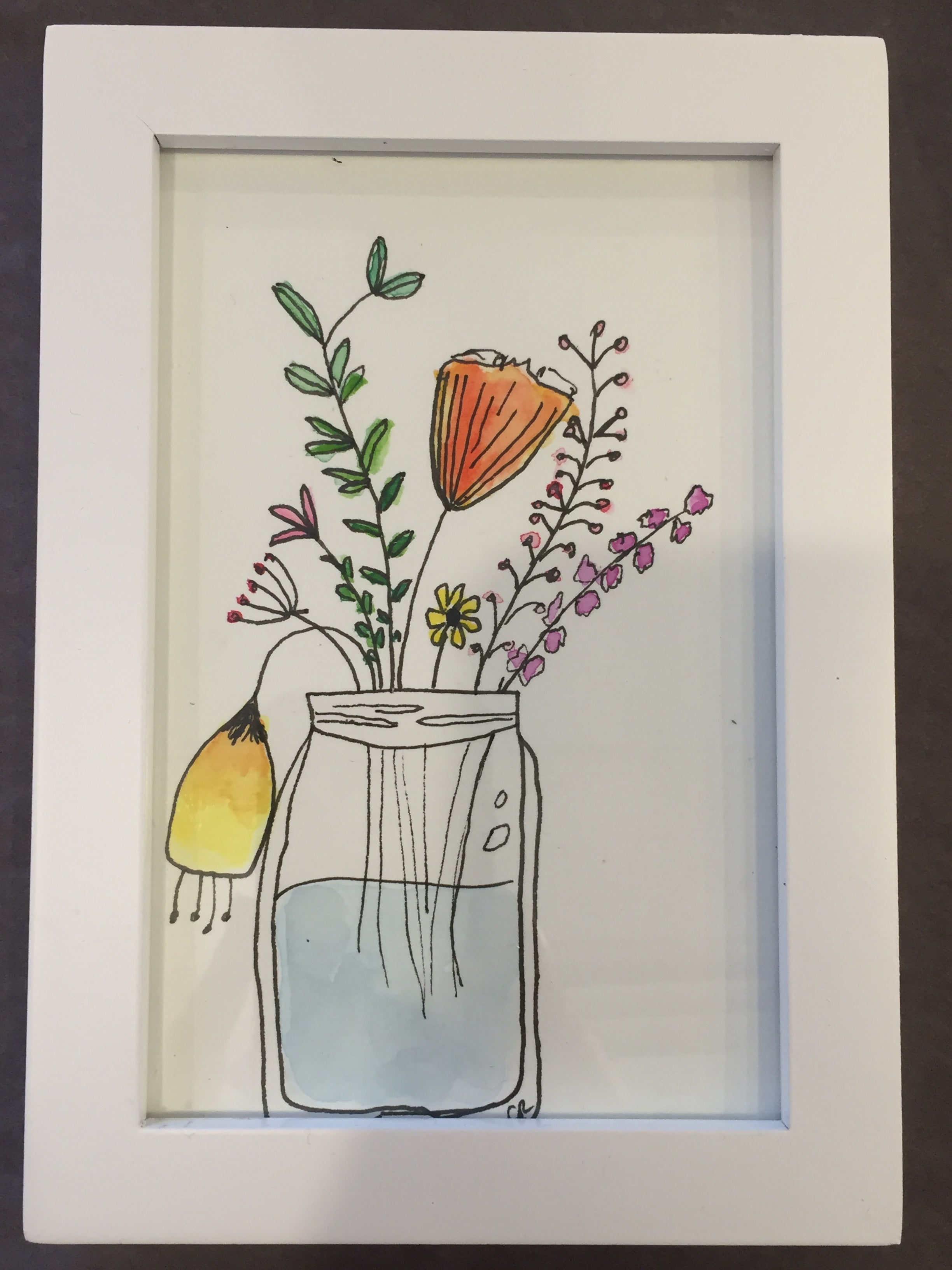 Framed Botanical Watercolors