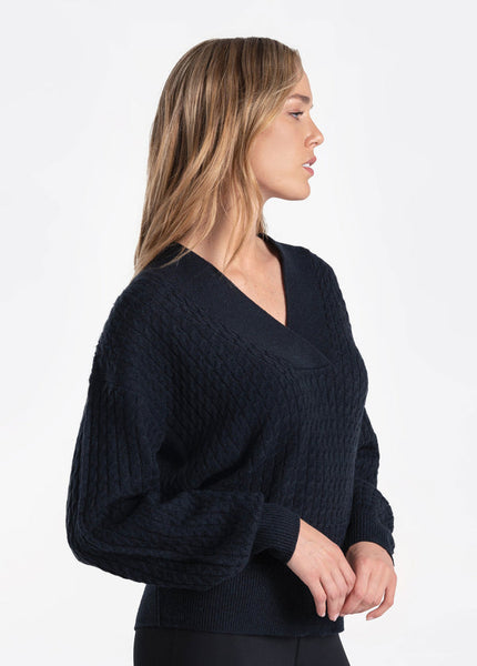 Women's Camille Sweater | Black Heather