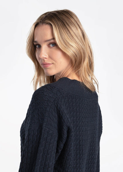 Women's Camille Sweater | Black Heather