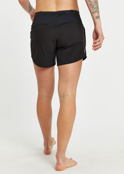 Women's Long Toolbelt Roga Shorts | Black