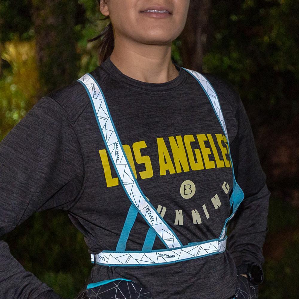 Vibe Reflective Run Vest | Cornflower Blue