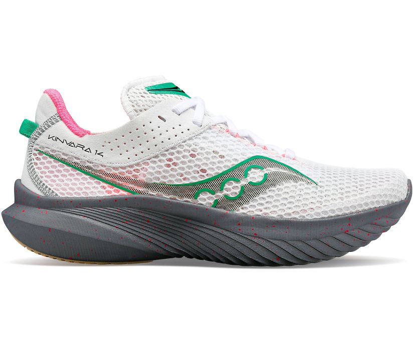 Women's Kinvara 14 | White/Gravel