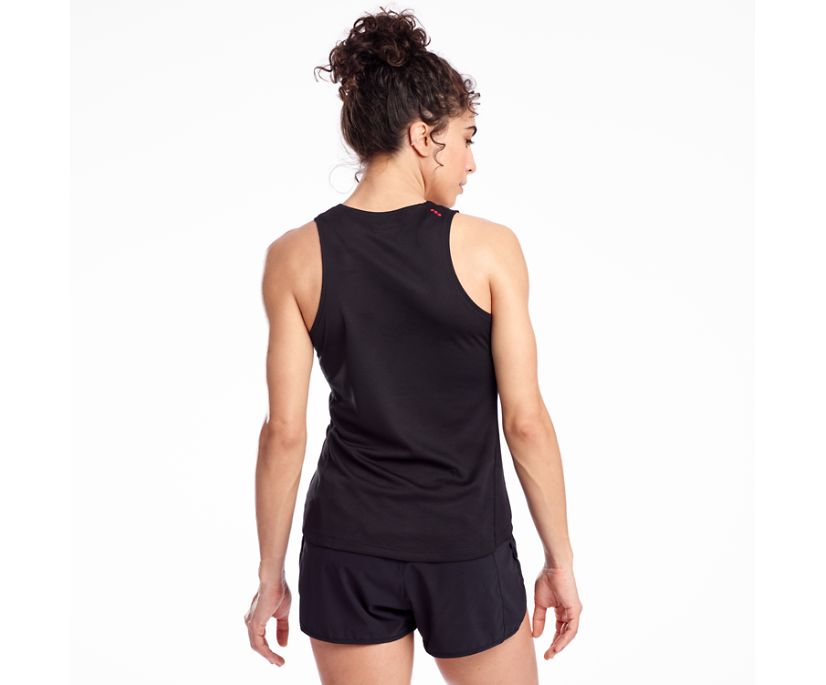 Women's Stopwatch Singlet | Black