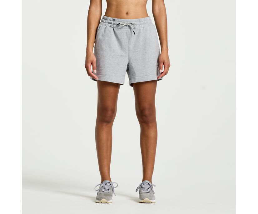 Women's Rested Sweat Short | Light Grey