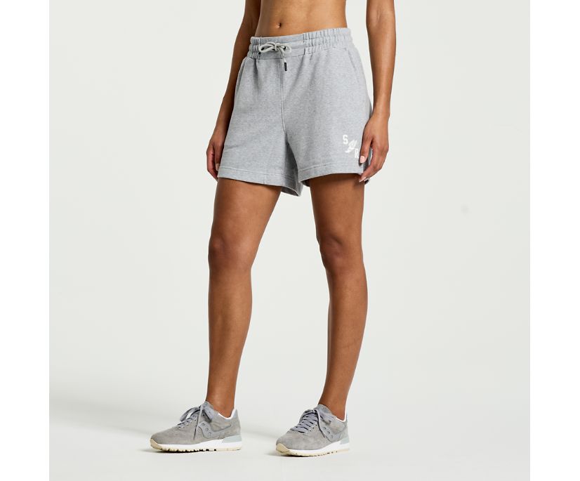 Women's Rested Sweat Short | Light Grey