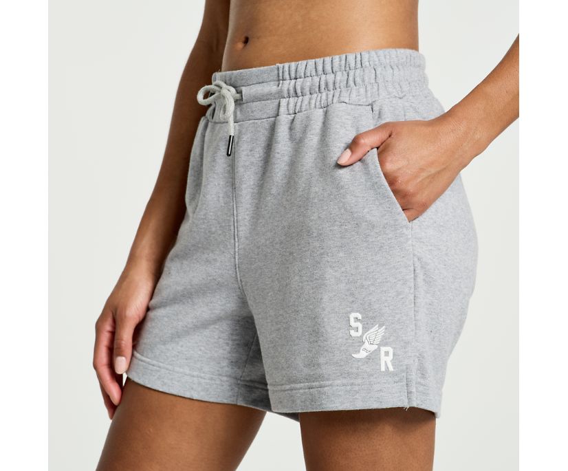 Women's Rested Sweat Short | Light Grey