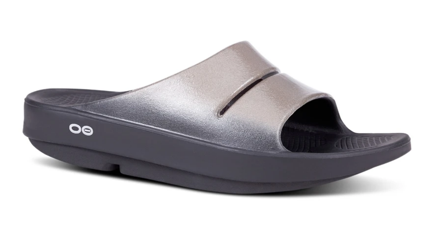 Oofos OOahh Luxe Slide | Latte