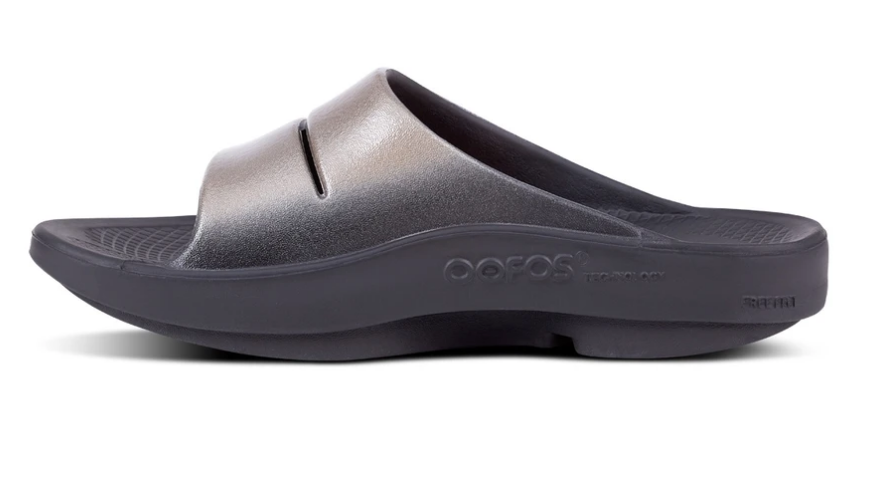 Oofos OOahh Luxe Slide | Latte