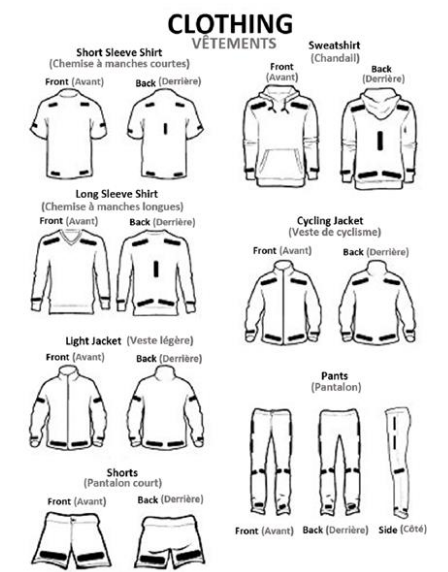 Reflective Safety Iron-Ons