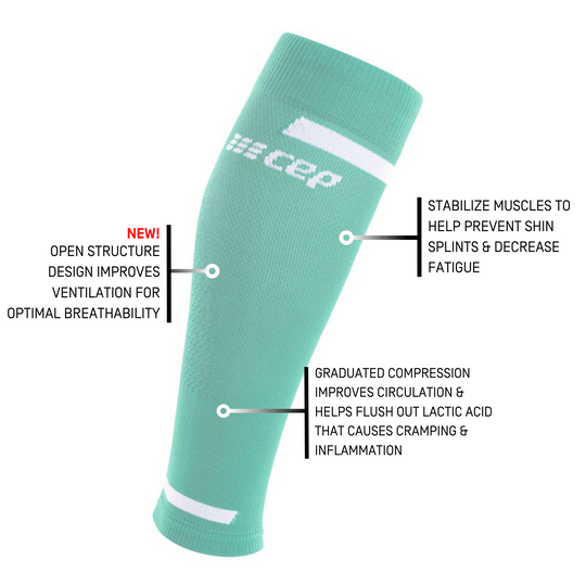 Women's Compression Calf Sleeves 4.0 | Ocean