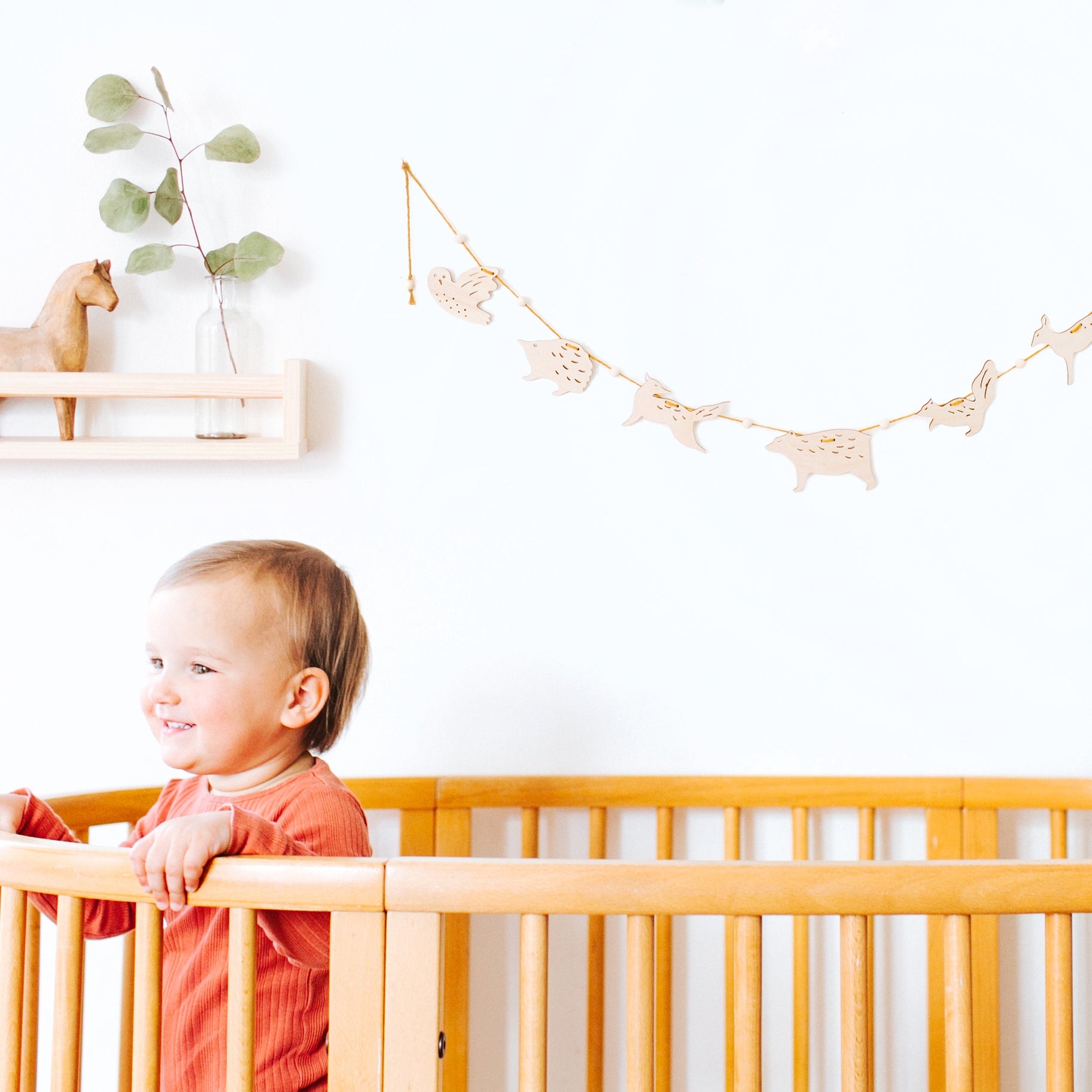 Bramble Workshop - Woodland Garland, Natural Wood