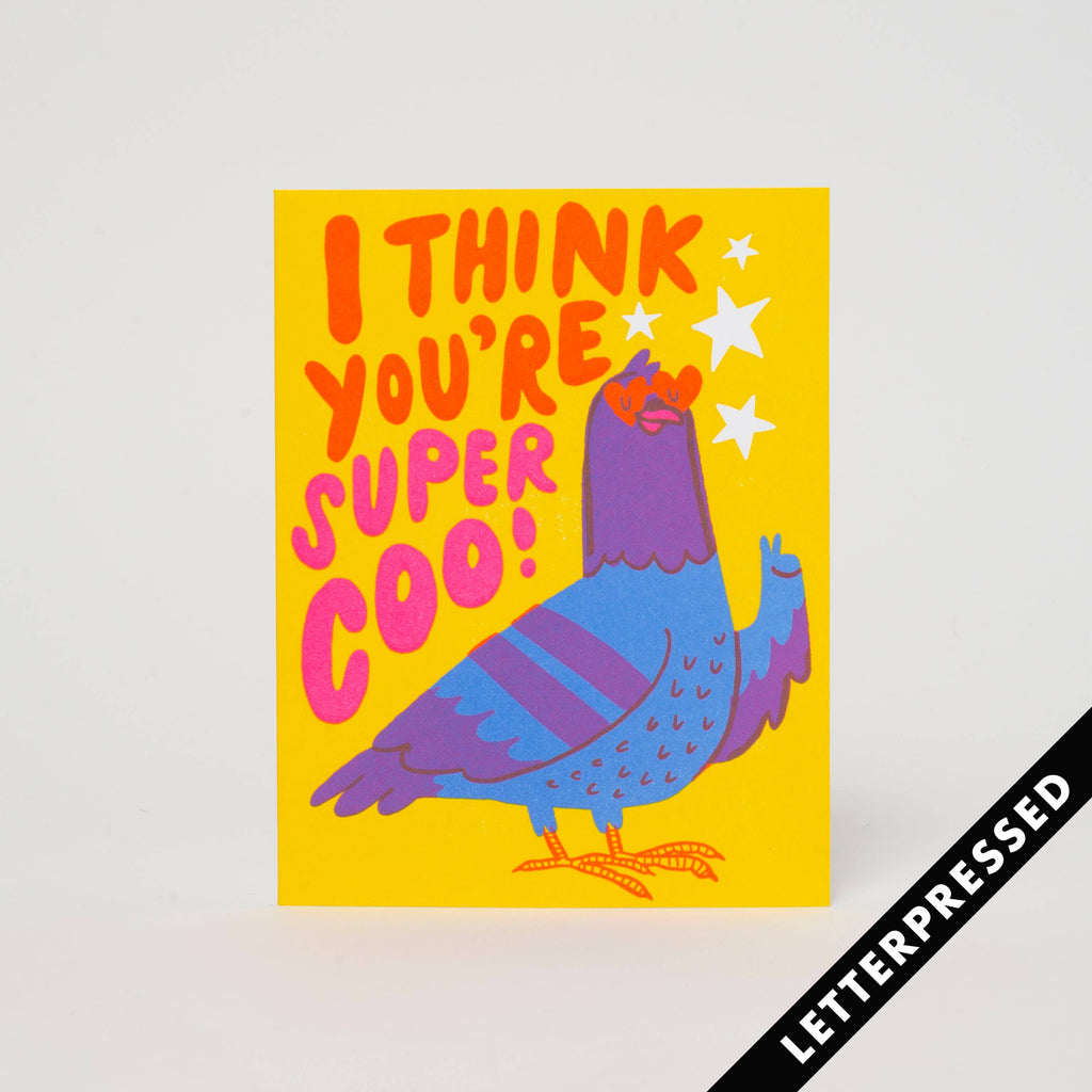 Greeting Card | Super Coo Pigeon