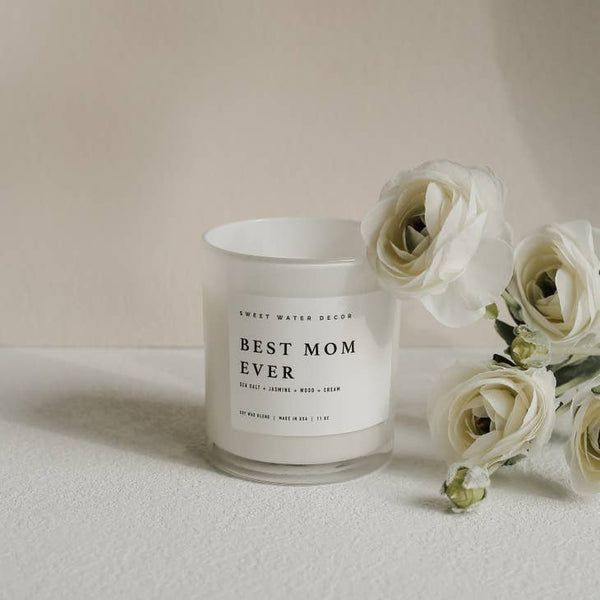 White Soy Candle | Best Mom Ever!