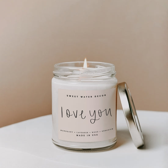 Clear Jar Candle | Love You