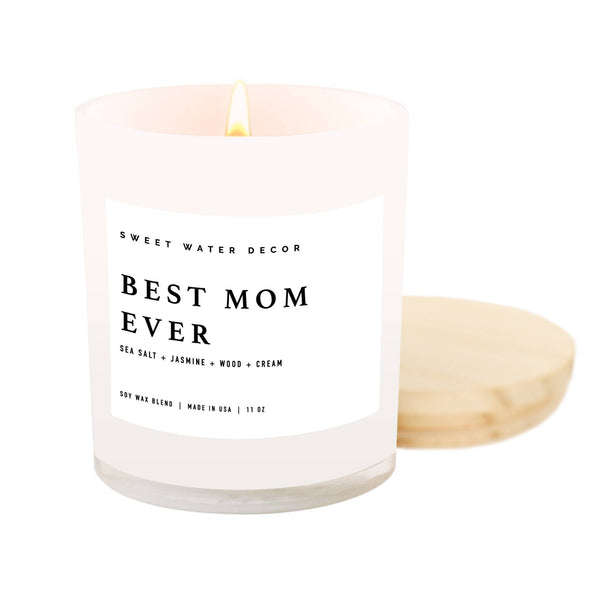 White Soy Candle | Best Mom Ever!