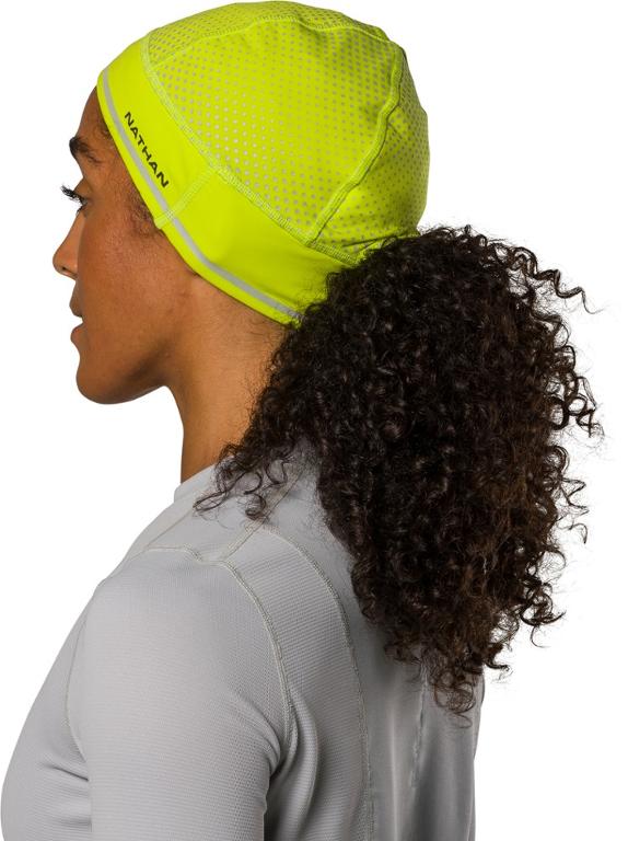 HyperNight Ponytail Beanie | Hi-Viz Yellow
