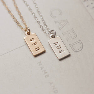 Chi City Charm Necklace|Gold