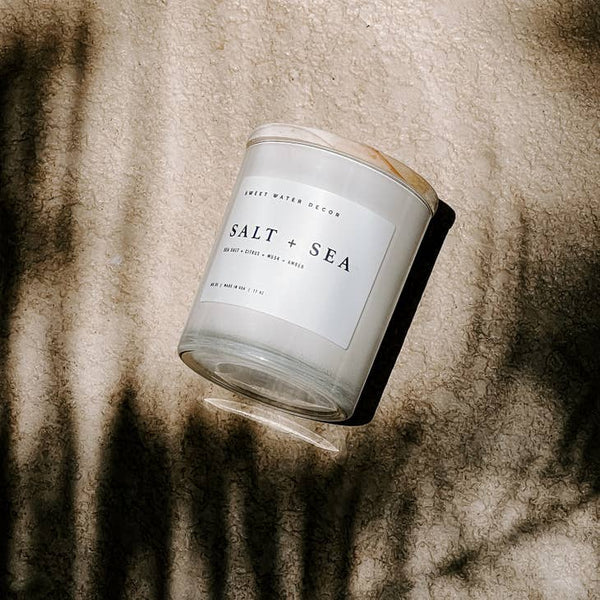 White Soy Candle | Salt and Sea