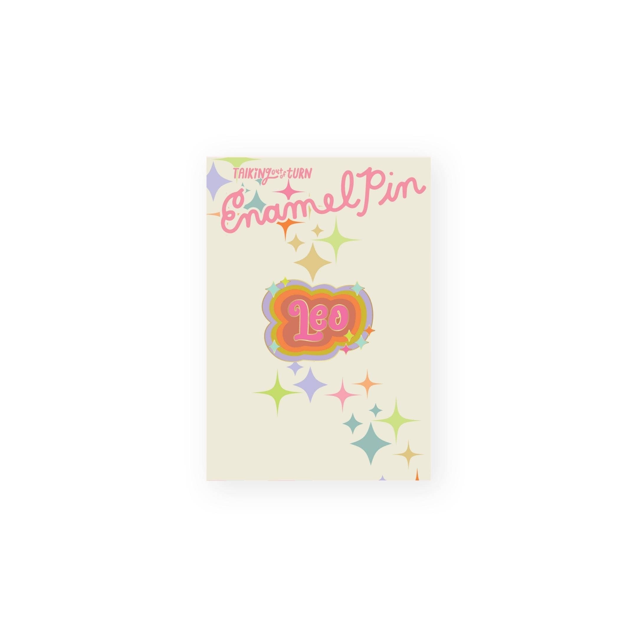 Zodiac Enamel Pin | Leo