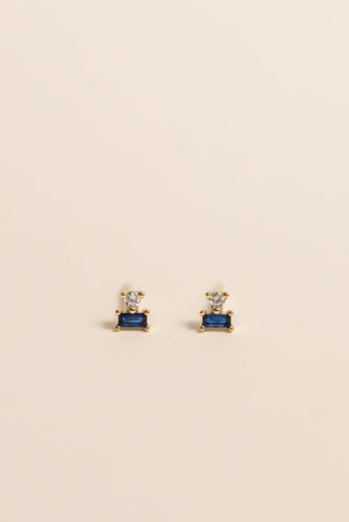Sapphire Double Stack Earrings