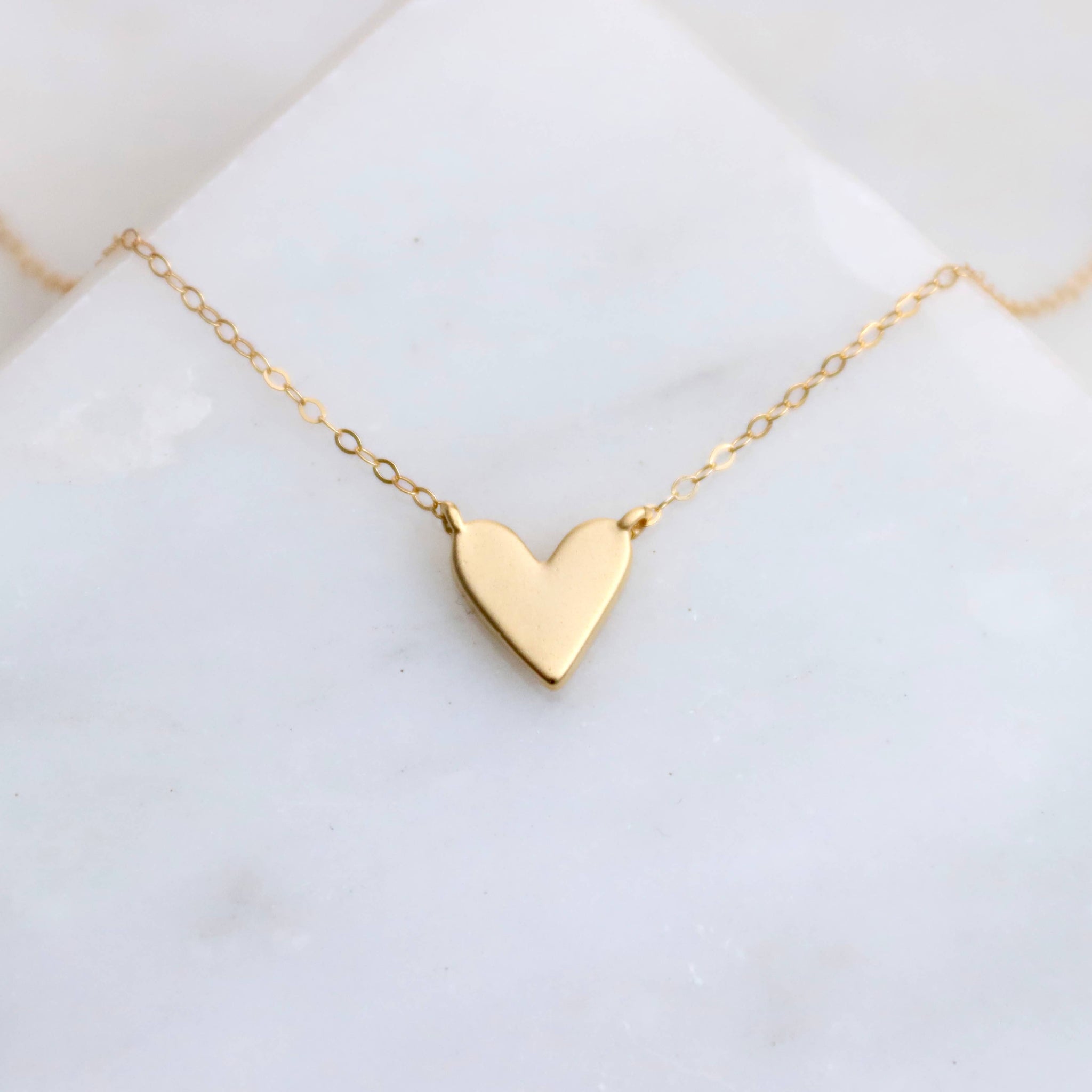 Heart Necklace | Gold