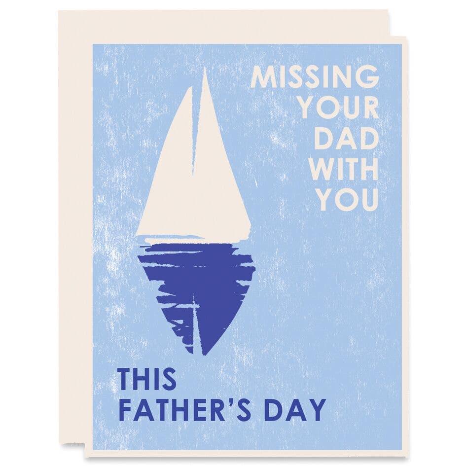 Missing Your Dad With You Sympathy Card