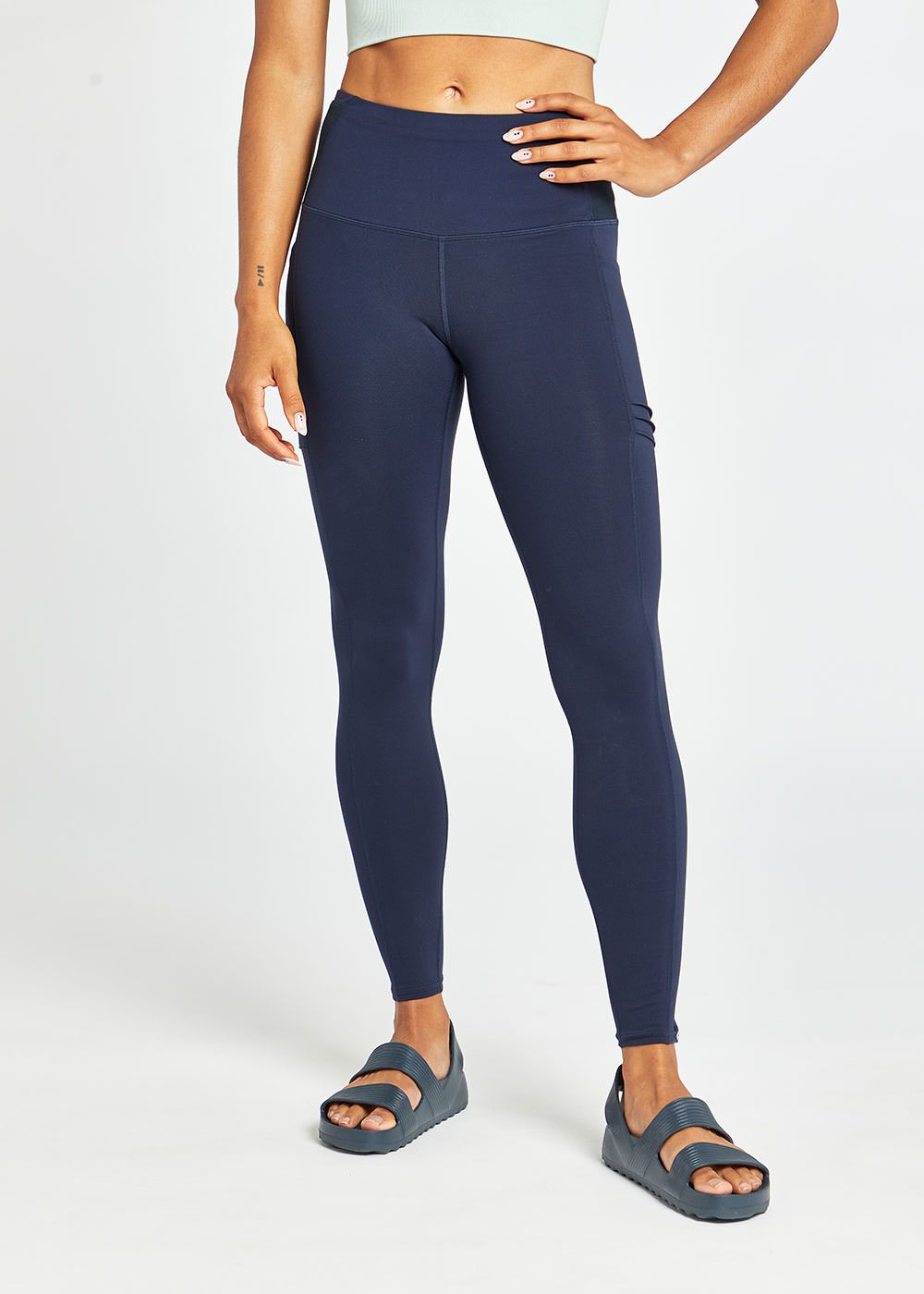 Pocket Jogger Tights | Ink Blue