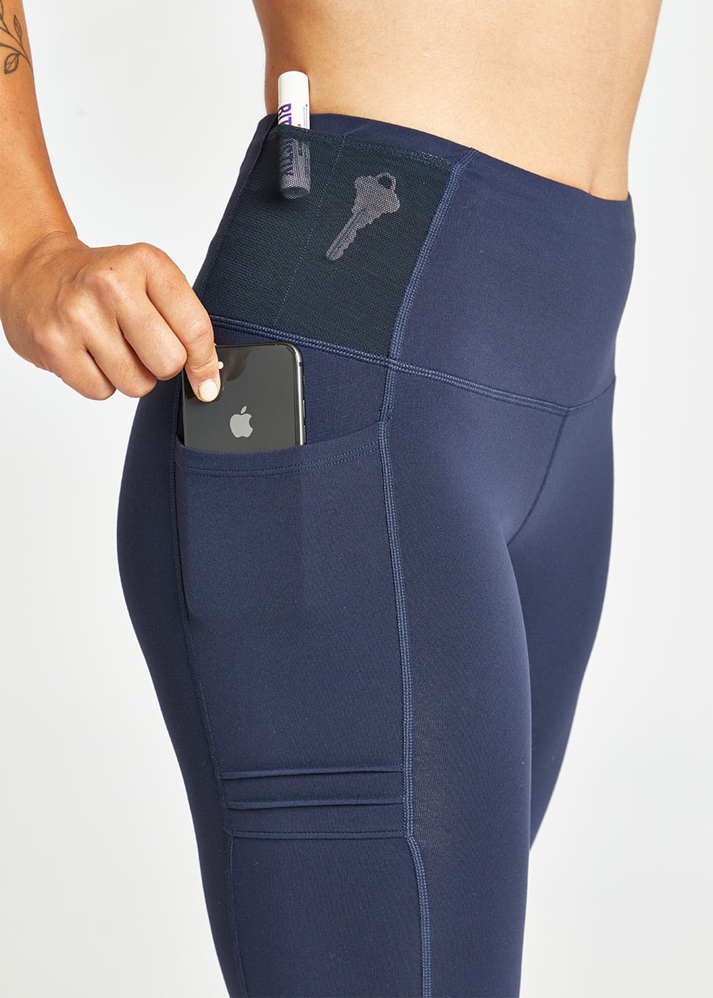 Pocket Jogger Tights | Ink Blue