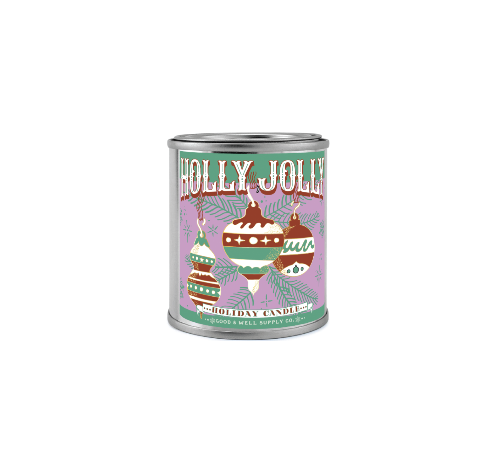 Holly Jolly Holiday Candle