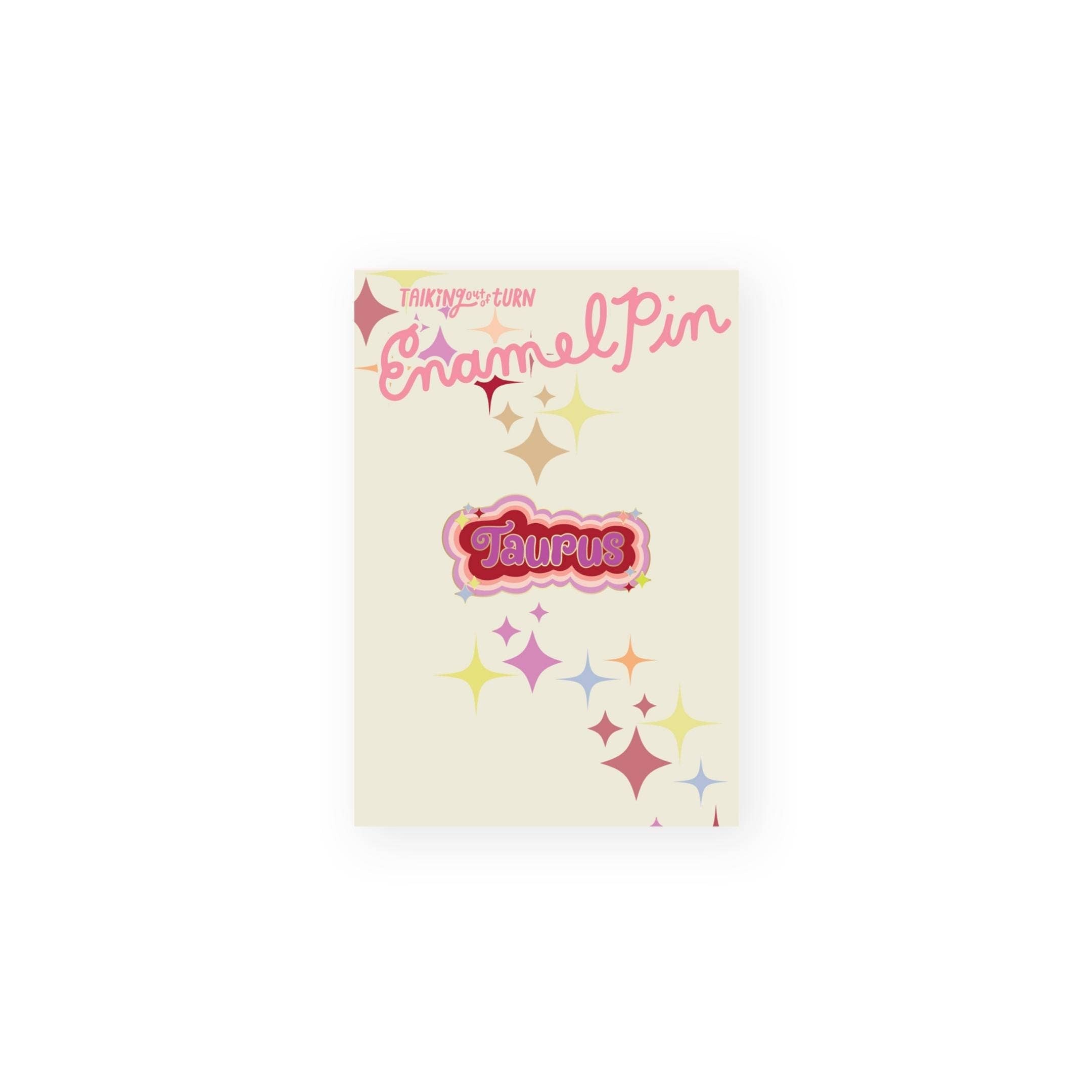 Zodiac Enamel Pin | Taurus
