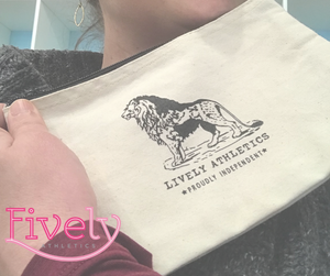 Lively Lion Cosmetic Bag